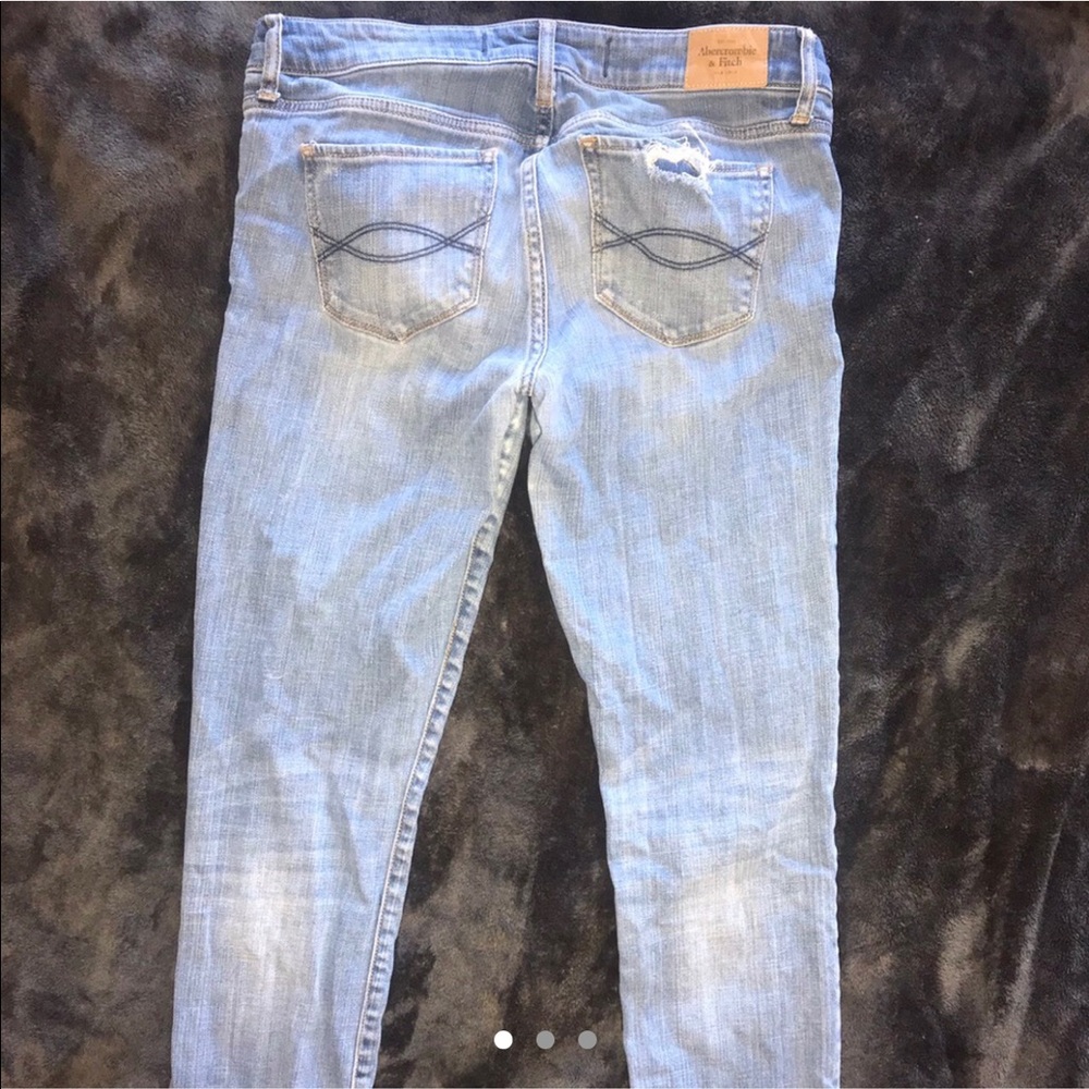 Ripped Abercrombie jeans